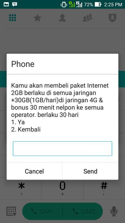 Harga Paket Internet Tri 4G LTE