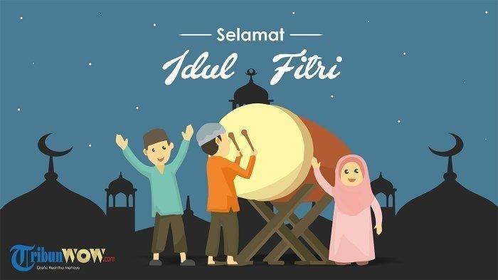 100+ Gambar Selamat Idul Fitri & Ucapan Lebaran 2021