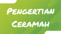 Pengertian Ceramah