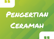 Pengertian Ceramah