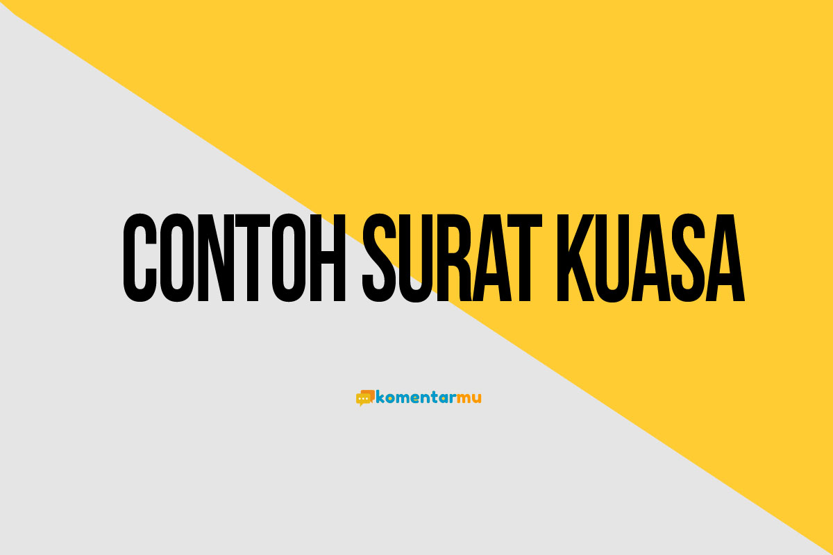 contoh surat kuasa