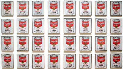 Contoh Seni Rupa Modern - Andy Warhol, Campbell's Soup Cans