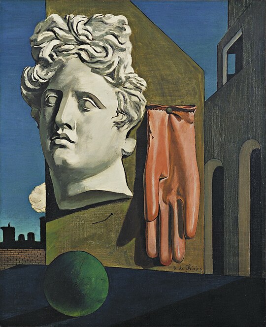 Contoh Seni Rupa Modern - Giorgio de Chirico, The Song of Love