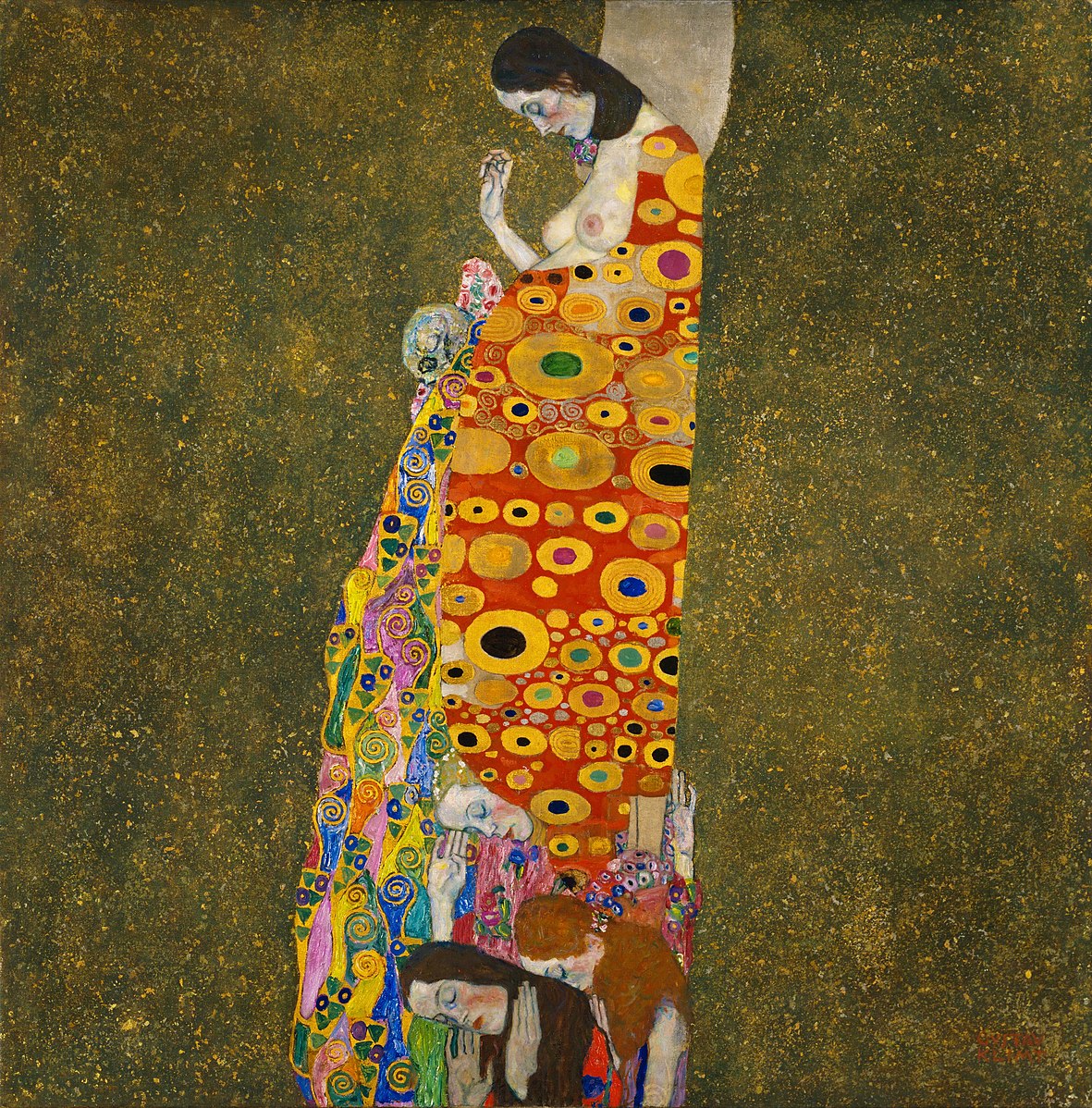 Contoh Seni Rupa Modern - Gustav Klimt, Hope II