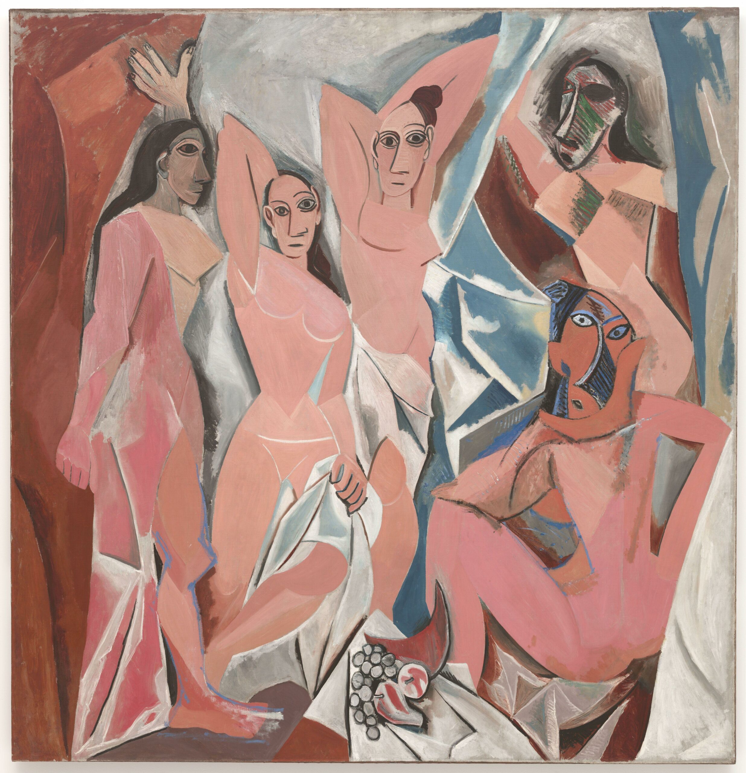 Contoh Seni Rupa Modern - Pablo Picasso. Les Demoiselles d'Avignon