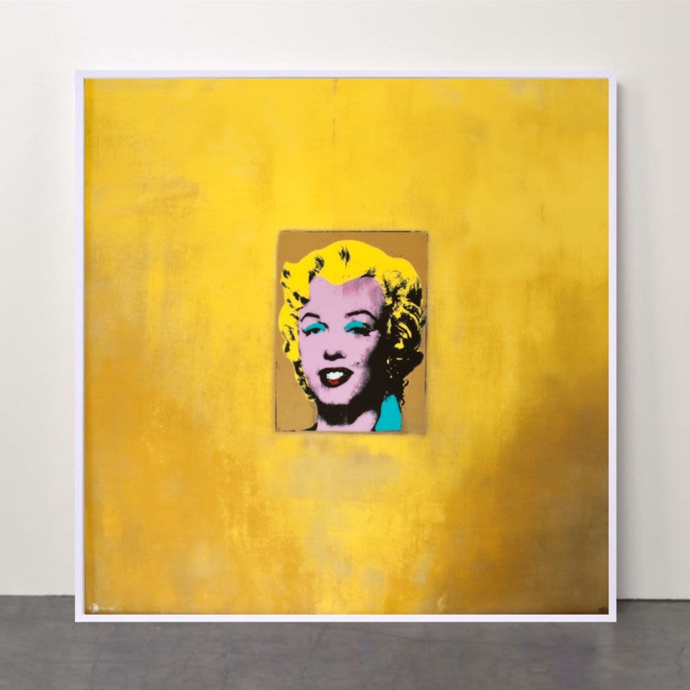 Contoh Seni Rupa Modern - Andy Warhol, Gold Marilyn Monroe