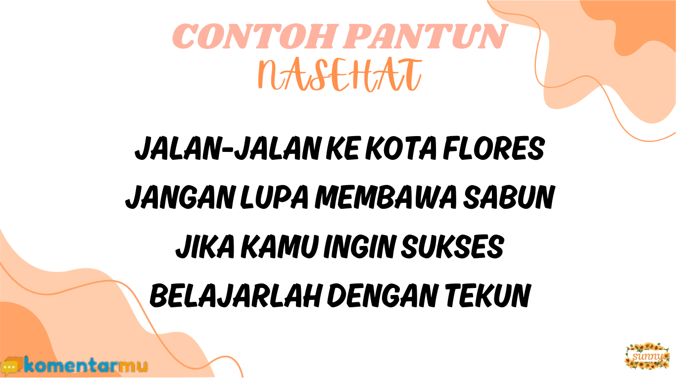 contoh pantun nasehat