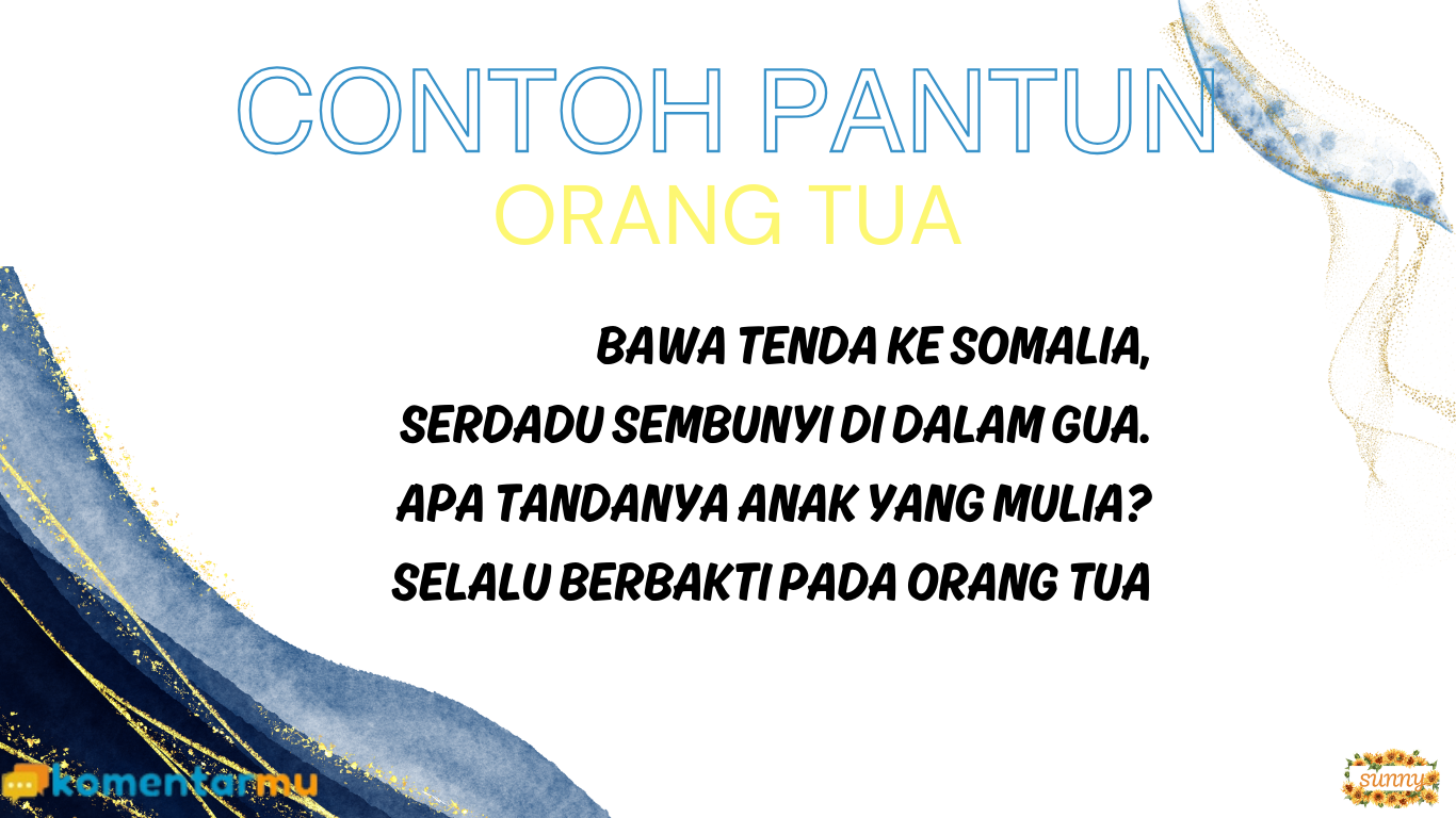 contoh pantun orang tua