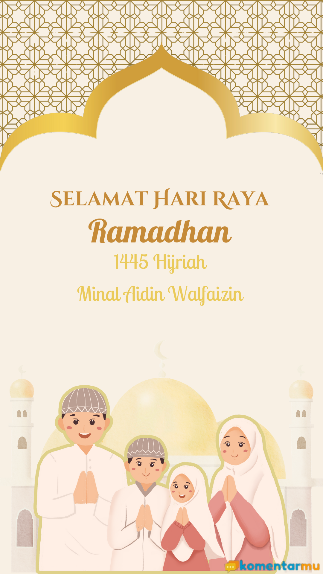 Gambar Ucapan Idul fitri/ Ramadhan 2024