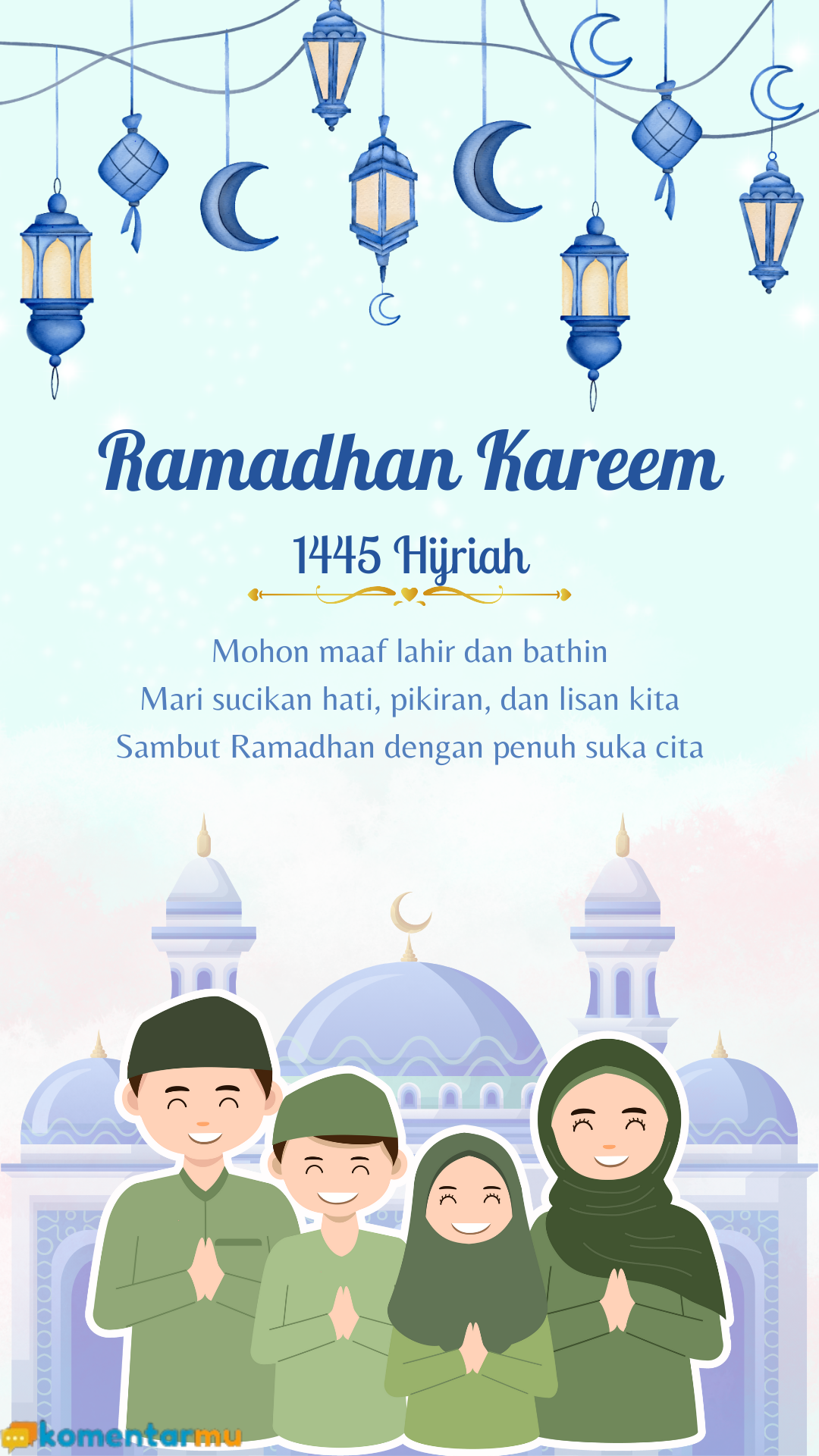 Gambar Ucapan Idul fitri/ Ramadhan 2024