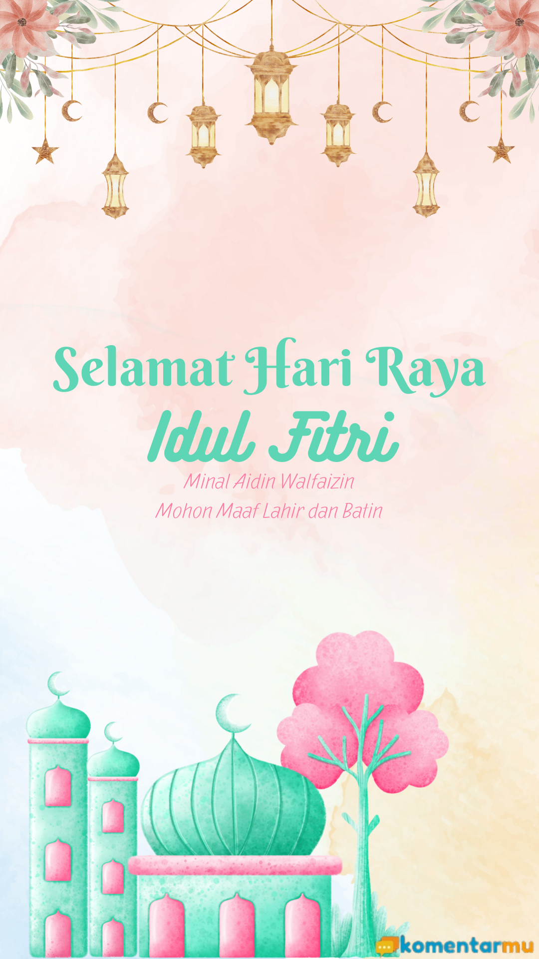 Gambar Ucapan Idul fitri/ Ramadhan 2024