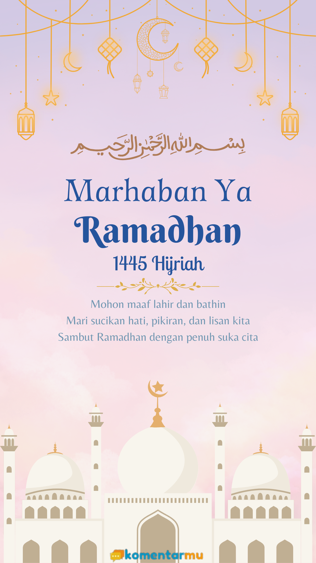 Gambar Ucapan Idul fitri/ Ramadhan 2024