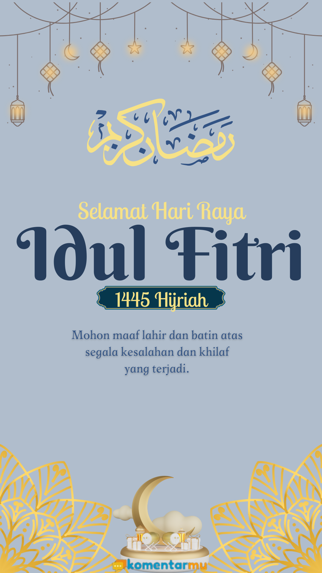 Gambar Ucapan Idul fitri/ Ramadhan 2024