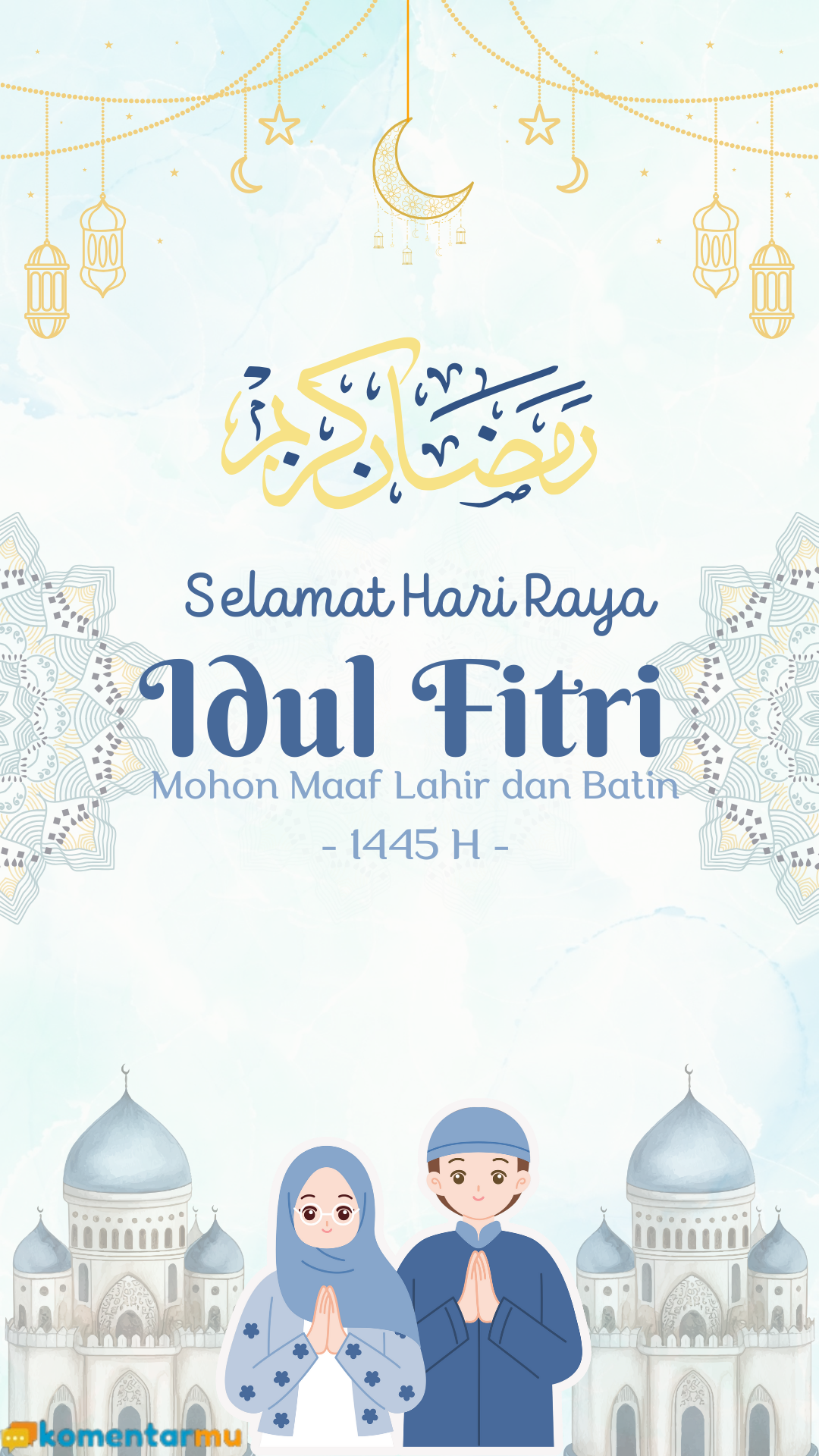 Gambar Ucapan Idul fitri/ Ramadhan 2024