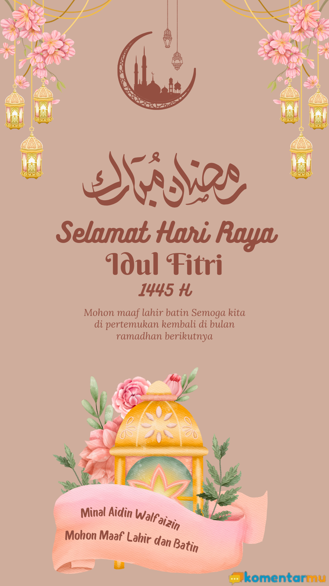 Gambar Ucapan Idul fitri/ Ramadhan 2024