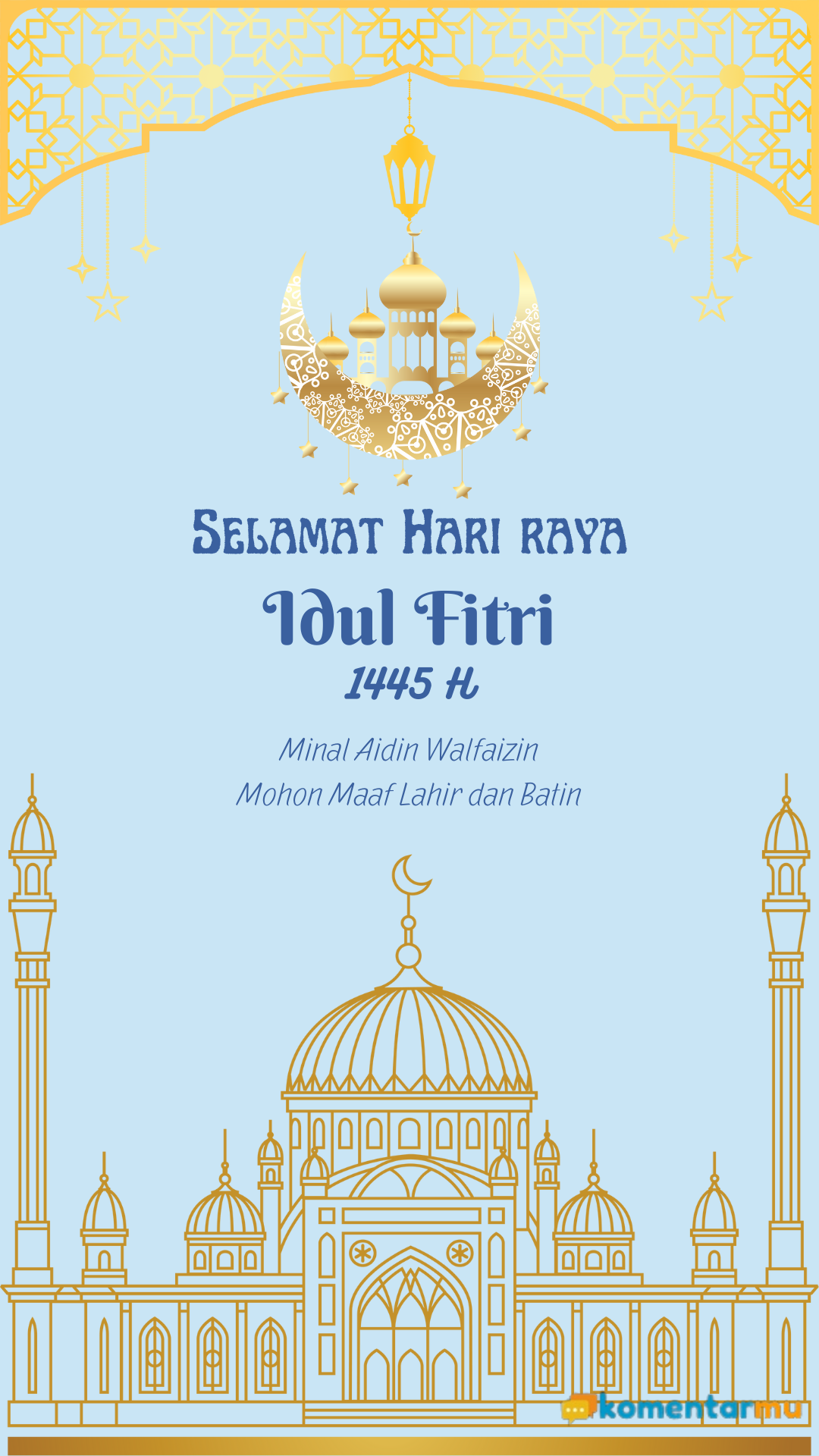 Gambar Ucapan Idul fitri/ Ramadhan 2024