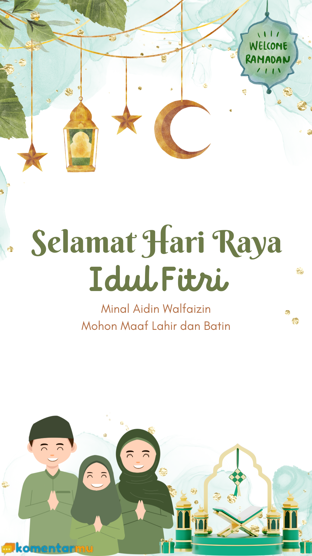 Gambar Ucapan Idul fitri/ Ramadhan 2024